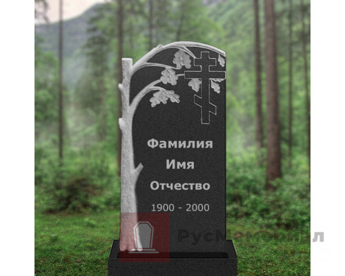 Памятник с деревом на могилу В86