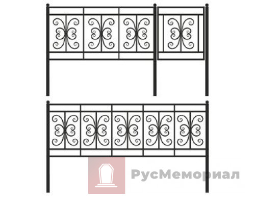 Ограда на могилу O-62