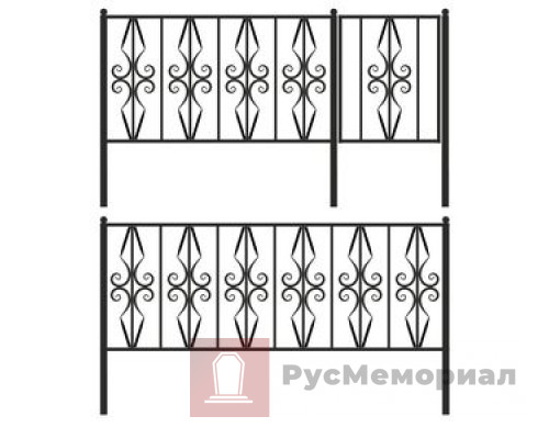 Ограда на могилу O-84