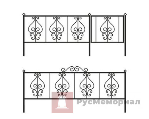 Ограда на могилу O-91