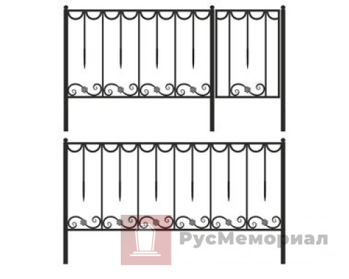Ограда на могилу O-97
